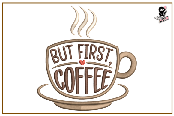 But First Coffee Embroidery Review