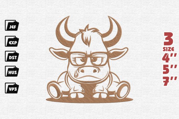 Cow with Sad Face Embroidery Review