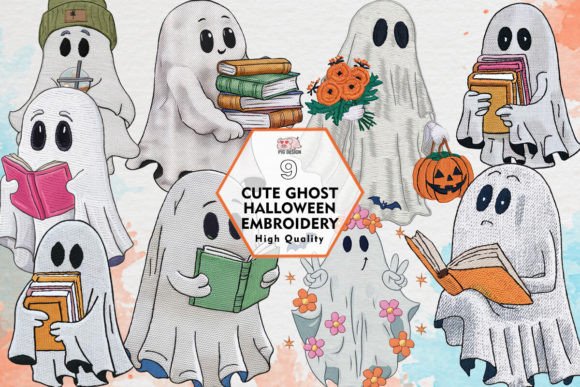 Cute Ghost Halloween Embroidery Review