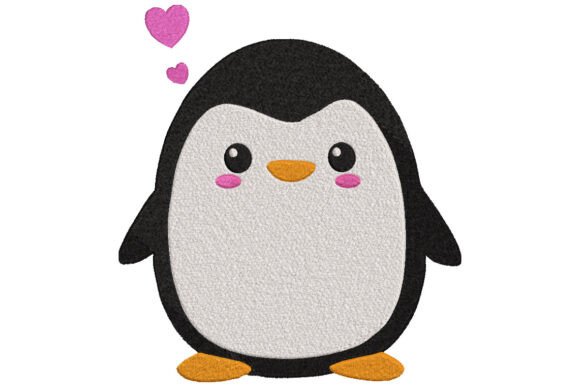 Cute Lovely Penguin Embroidery Design Review