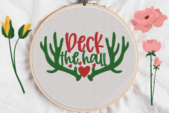 Deck the Hall, Christmas Embroidery Review