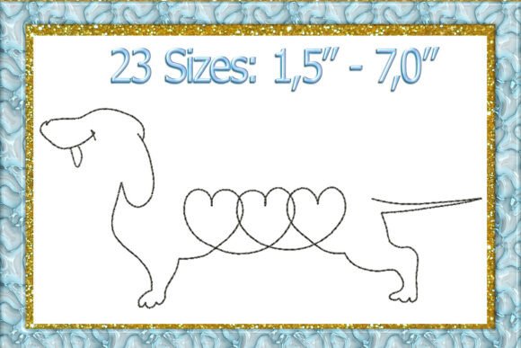 Long Hair Dachshund Embroidery Design Review