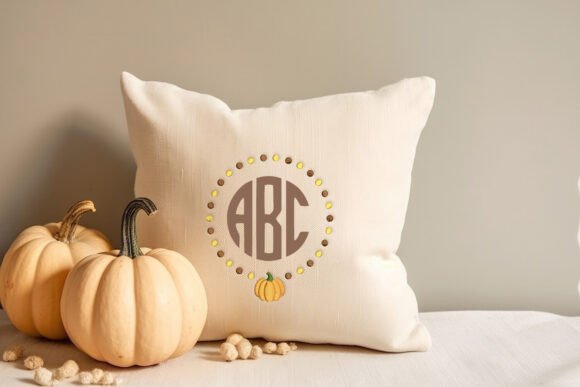 Pumpkin Monogram Frame Embroidery Review