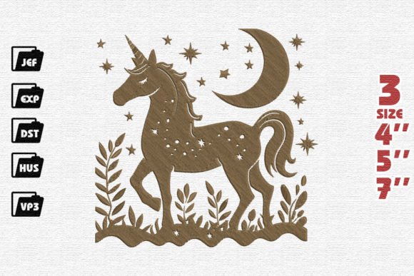 Unicorn with Stars Embroidery Review