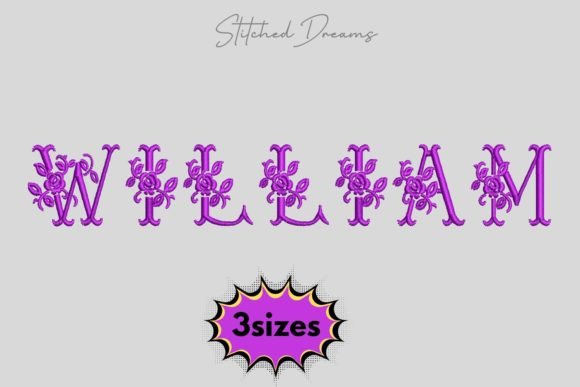 William Name Embroidery Design Review